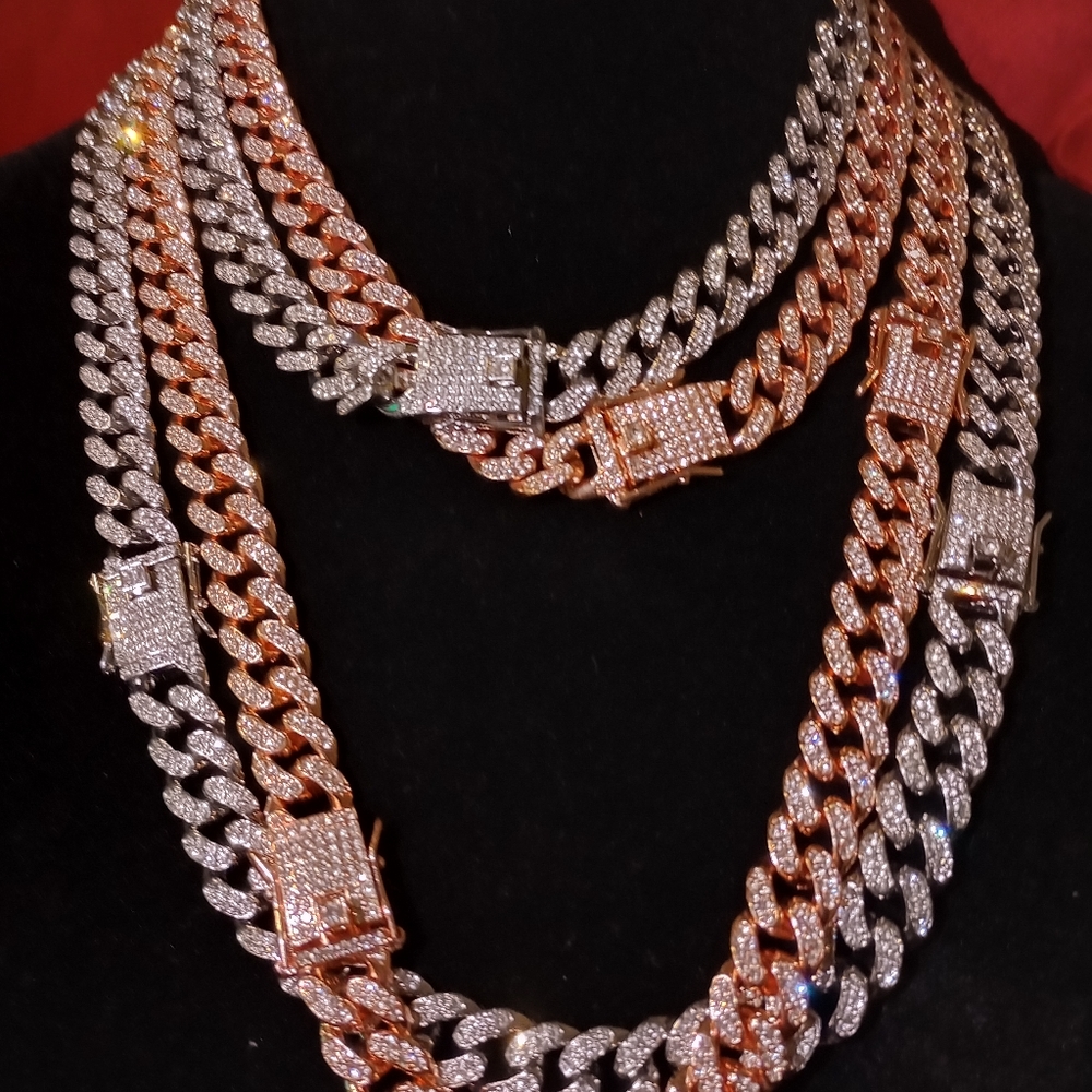Glacier Rich Rapper Stack Two 18" Short & Two Long 26" Chain Water Resistant Pre